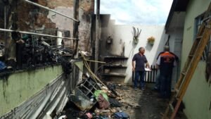 Incêndio brechó Zanaga