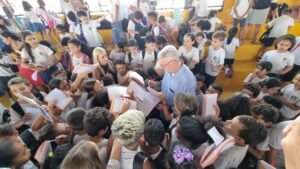 O CIEP São Vito atende 330 estudantes do Ensino Fundamental