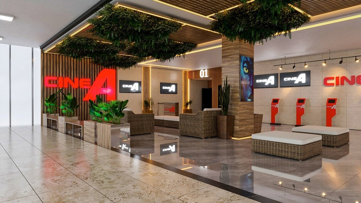Cine A: Americana Mall anuncia cinema com seis salas, projeção a laser, 3D, 4K e poltronas reclináveis