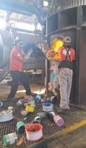 Gama destrói linhas e materiais cortantes apreendidos