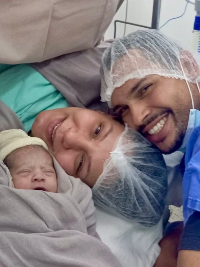 Gael é o primeiro bebê a nascer na nova Maternidade do HM