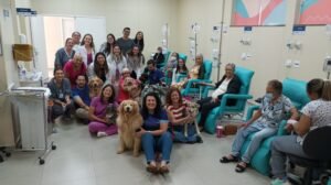 “O uso de cães-terapeutas, como atividade complementar ao tratamento, é uma ação que ajuda a melhorar o estado emocional dos pacientes. Tudo é feito em conformidade com as normas sanitárias e o resultado é sempre satisfatório”, acrescentou o secretário de Saúde, Danilo Carvalho Oliveira.