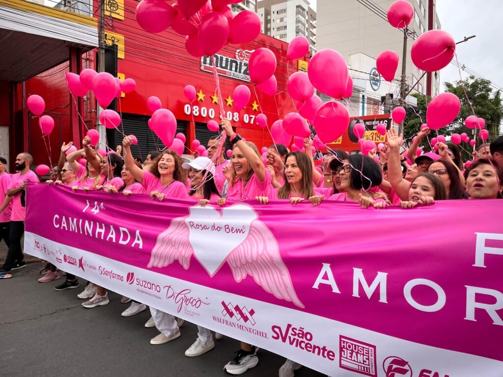 A presidente do Rosa do Bem, Maria Fernanda Grecco Meneghel, comemorou o sucesso do evento.