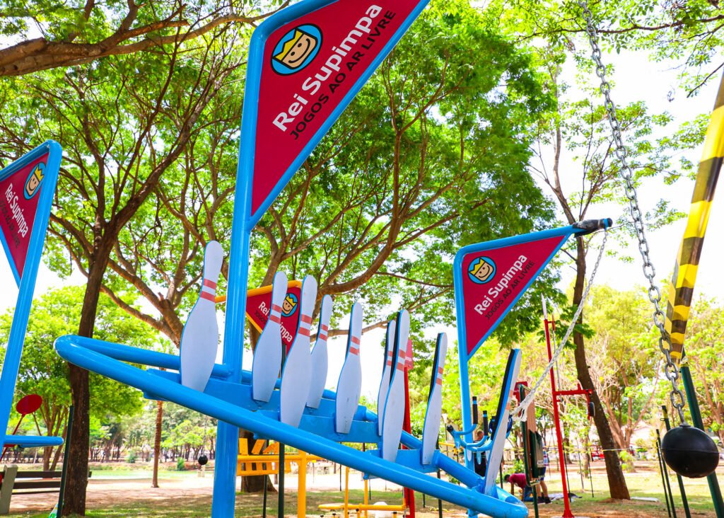 Parque dos Ipês em Santa Bárbara ganha brinquedos interativos