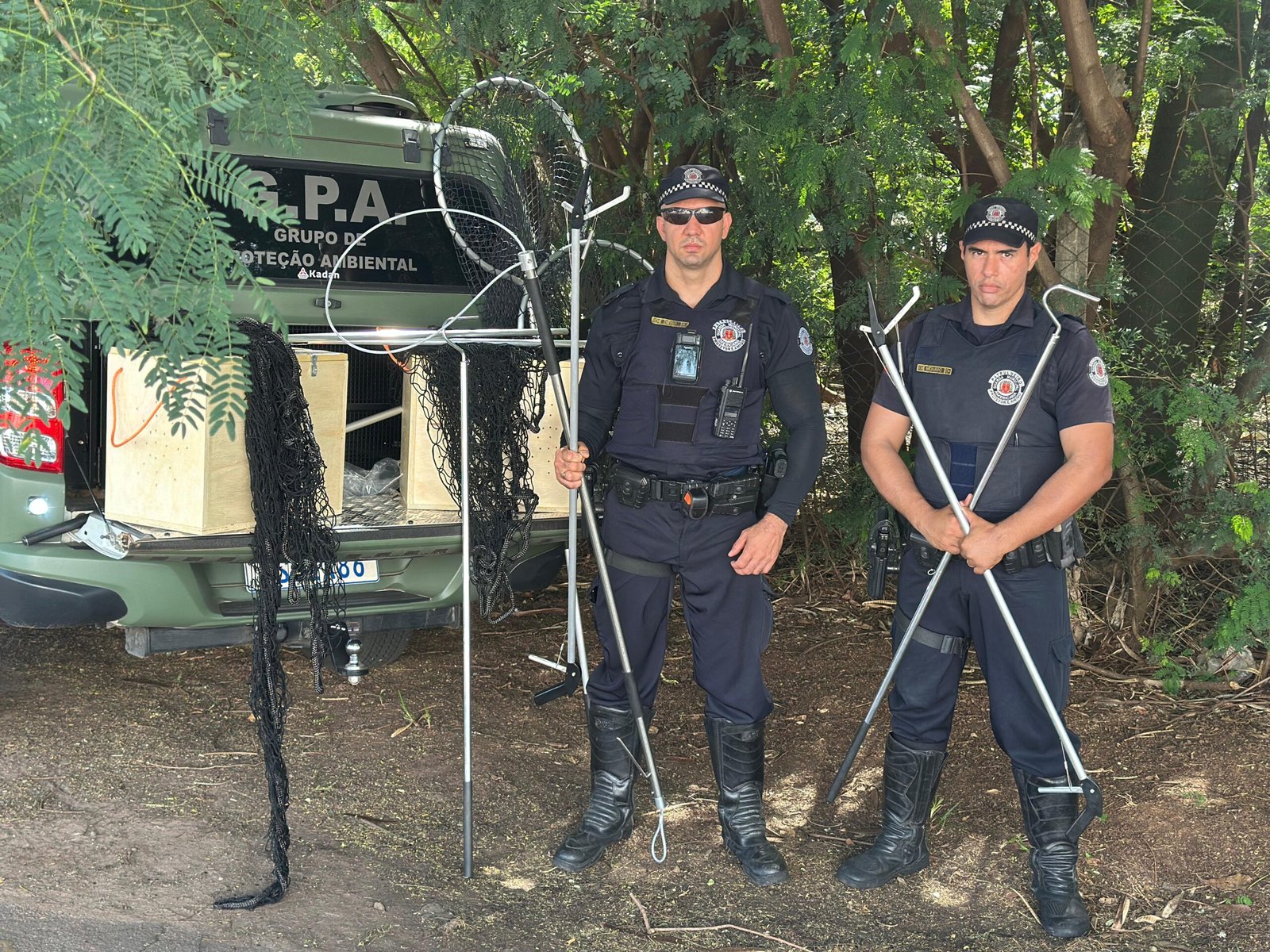 GPA recebe novos equipamentos para captura e manejo de animais silvestres