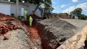 Prefeitura de Americana implanta rede de galeria no Bosque dos Ipês