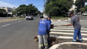 Prefeitura de Americana realiza mutirão de limpeza de bocas de lobo