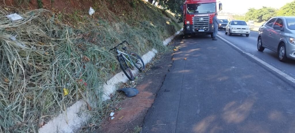 Ciclista atropelado na SP-304