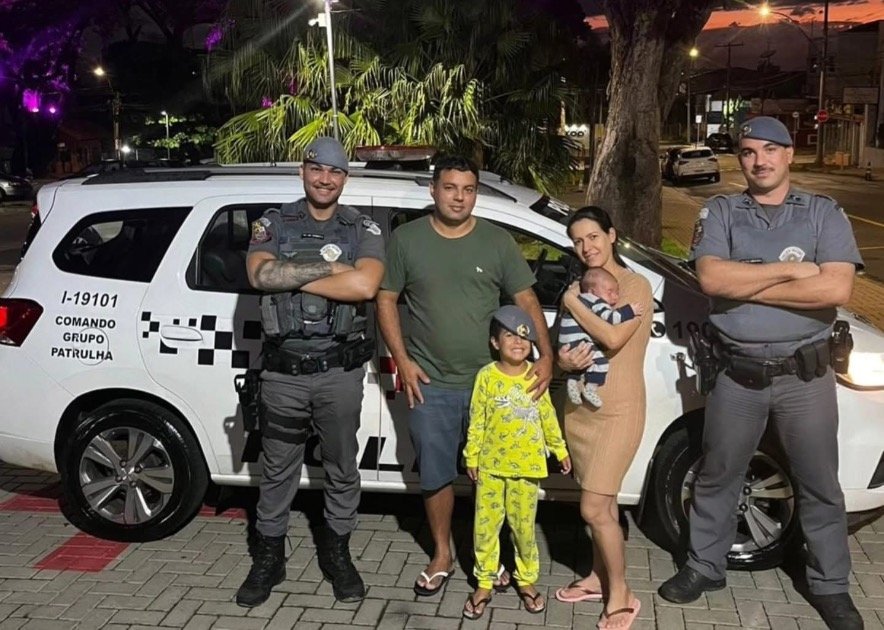 Policiais militares salvam bebê engasgado em Americana