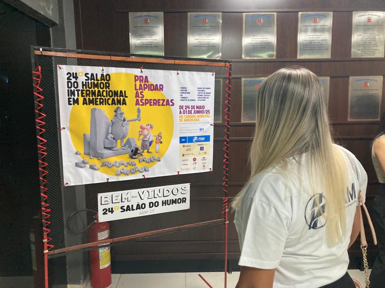 Câmara de Americana recebe 24ª edição do Salão do Humor com apoio da FAM