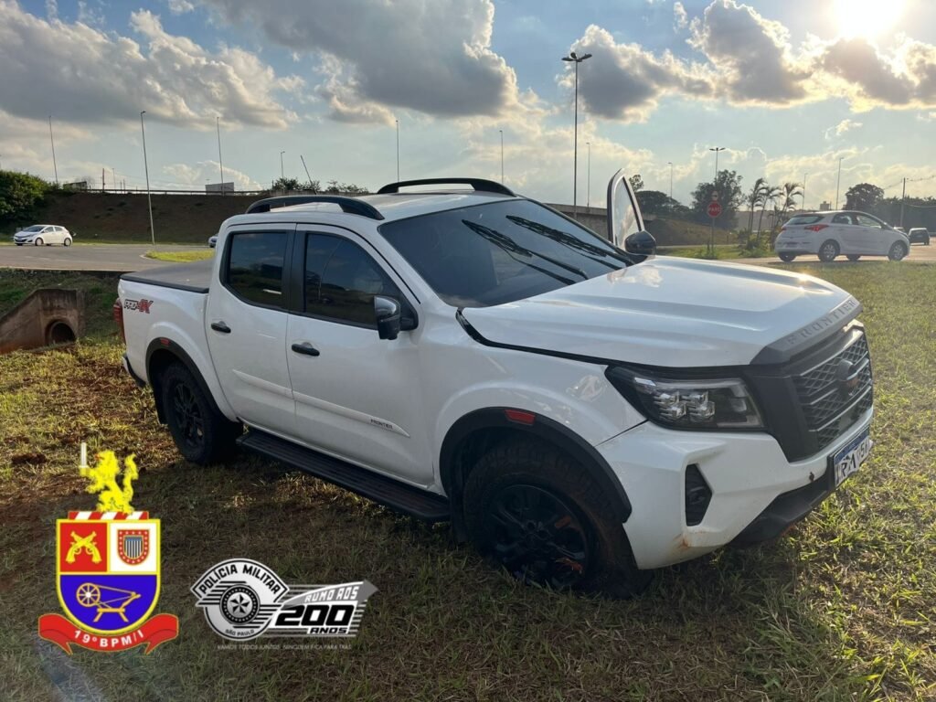 Homem é preso em flagrante após furtar caminhonete em Americana e tentar fugir da polícia