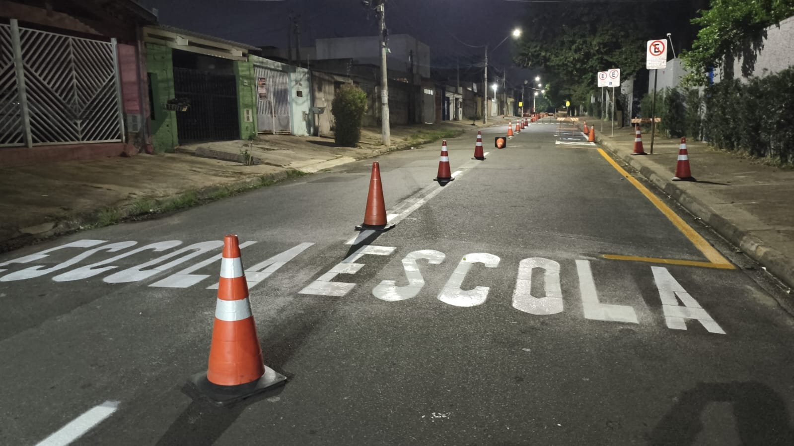 Em Hortolândia, desde o início do ano, o entorno de 22 escolas recebeu ações de reforço da segurança viária