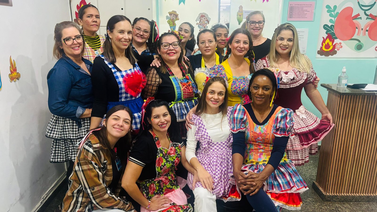Festa Julina leva alegria aos pacientes da Hemodiálise do HM em Americana