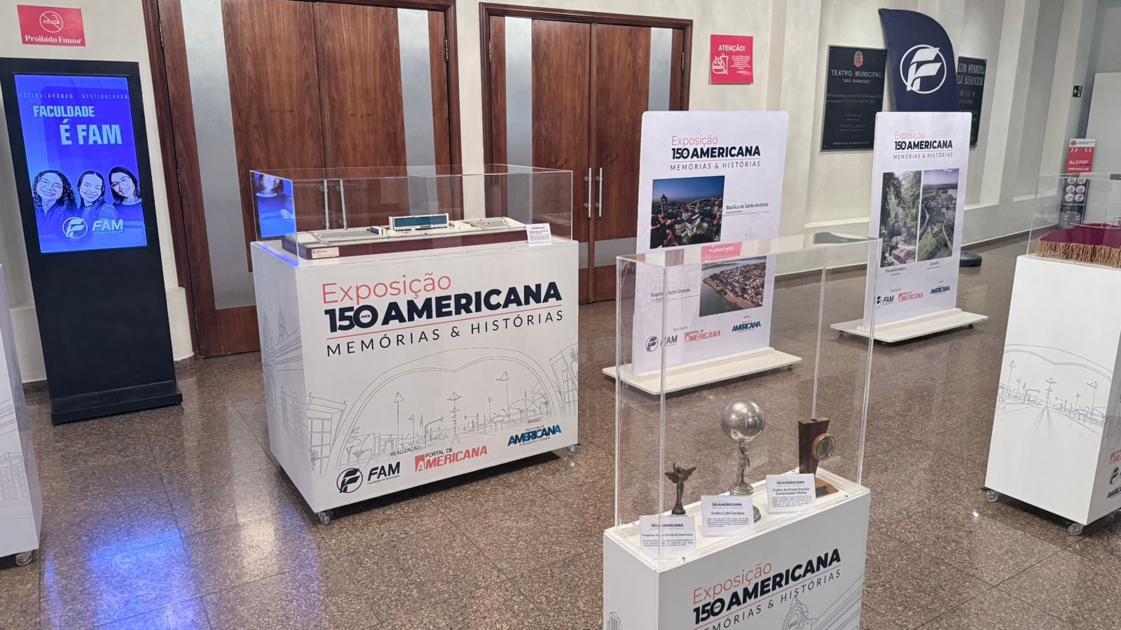 Exposição da FAM celebra os 150 anos de Americana com fotos históricas e pontos turísticos
