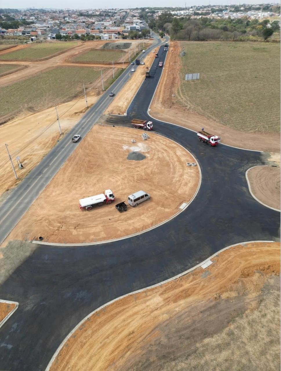 Pavimentação marca nova etapa das obras da Estrada da Balsa em Americana