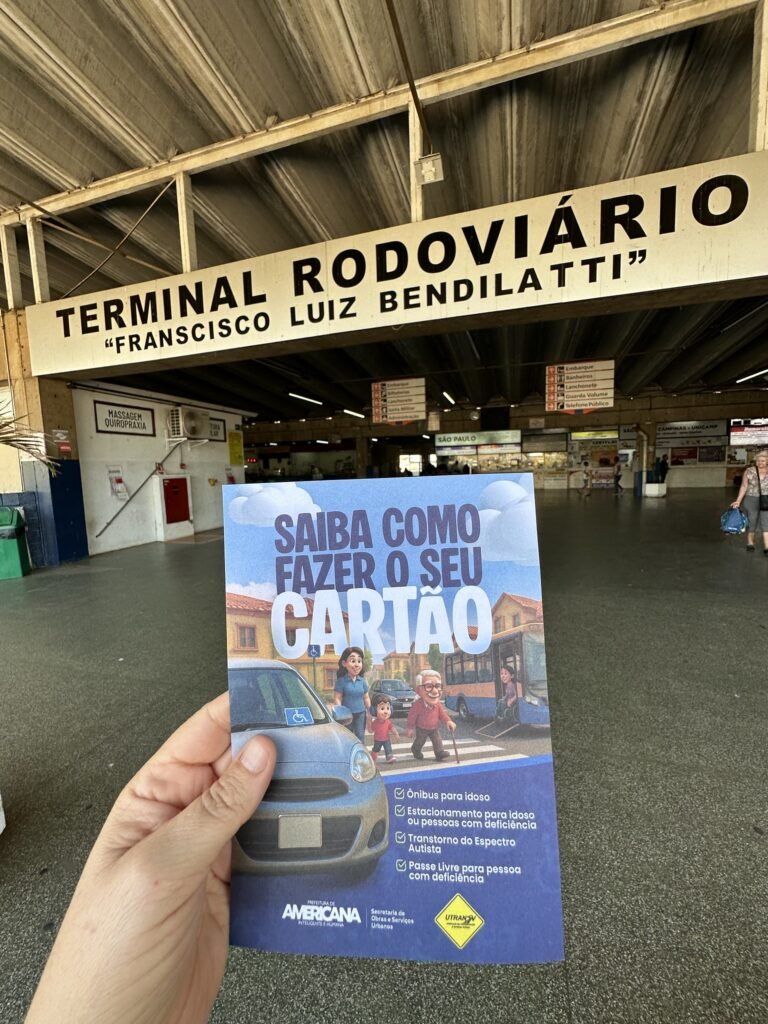 Ação na Rodoviária de Americana vai oferecer serviços e orientações gratuitas à população