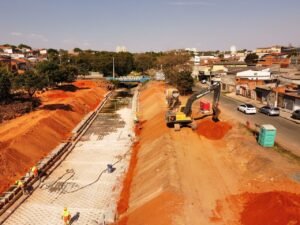 Hortolândia segue com canalização de córrego no Jd. Santa Emília onde será construído parque