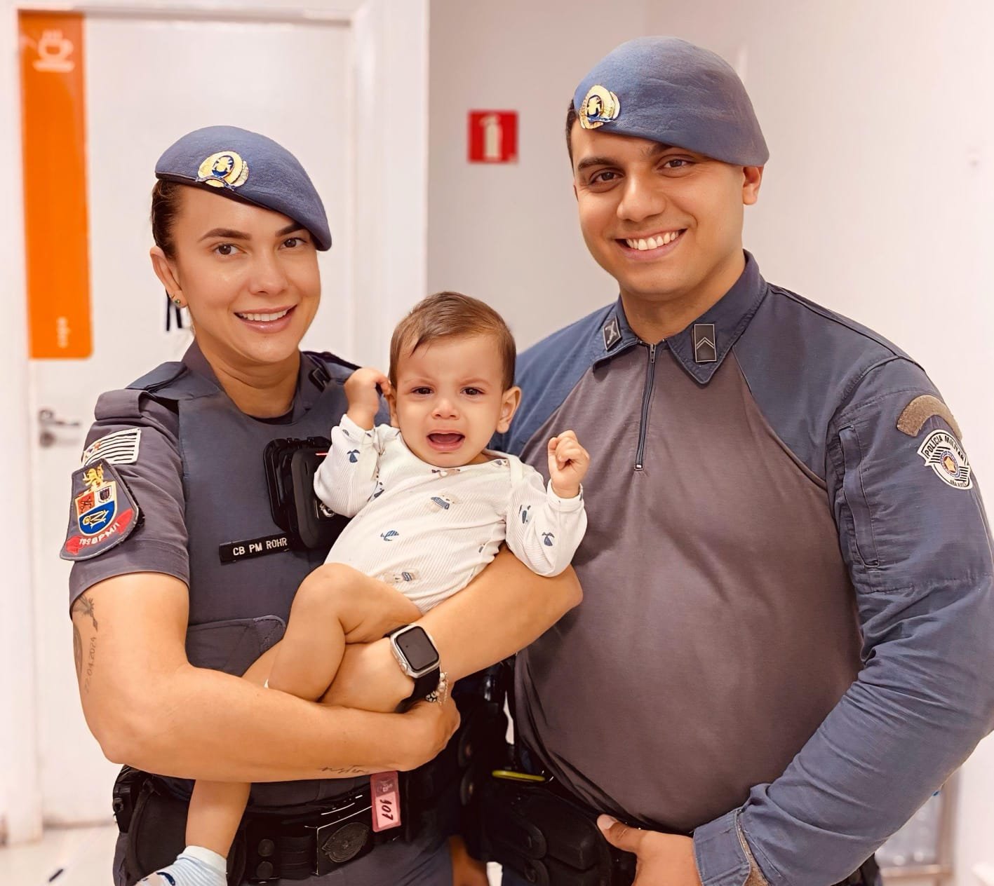Policiais militares salvam bebê engasgado em Americana