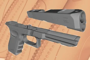 Quadrilha que fabricava fuzis em Santa Bárbara também projetava pistolas Glock 19