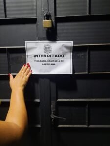 Vigilância Sanitária de Americana interdita bar no Jardim Lizandra