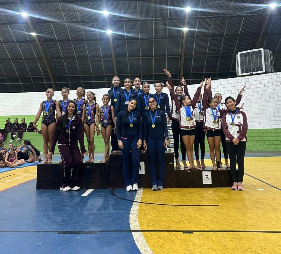 Ginástica artística de Americana conquista pódios e 1º lugar por equipes em etapa da Liga Intermunicipal