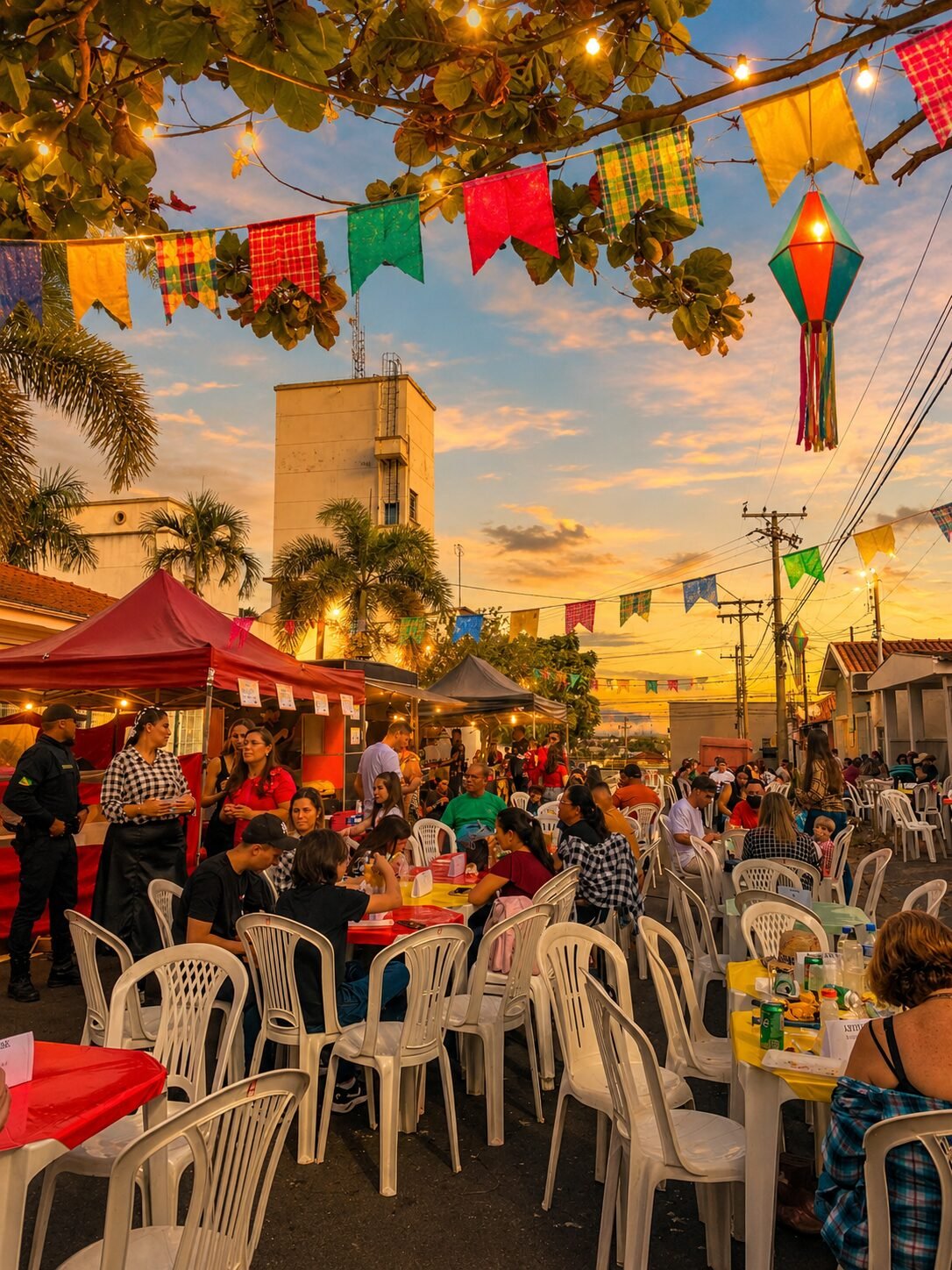 Escolinha Todotom promove Festa Junina com food truck, troca de figurinhas e transmissão do jogo do Brasil em Santa Bárbara