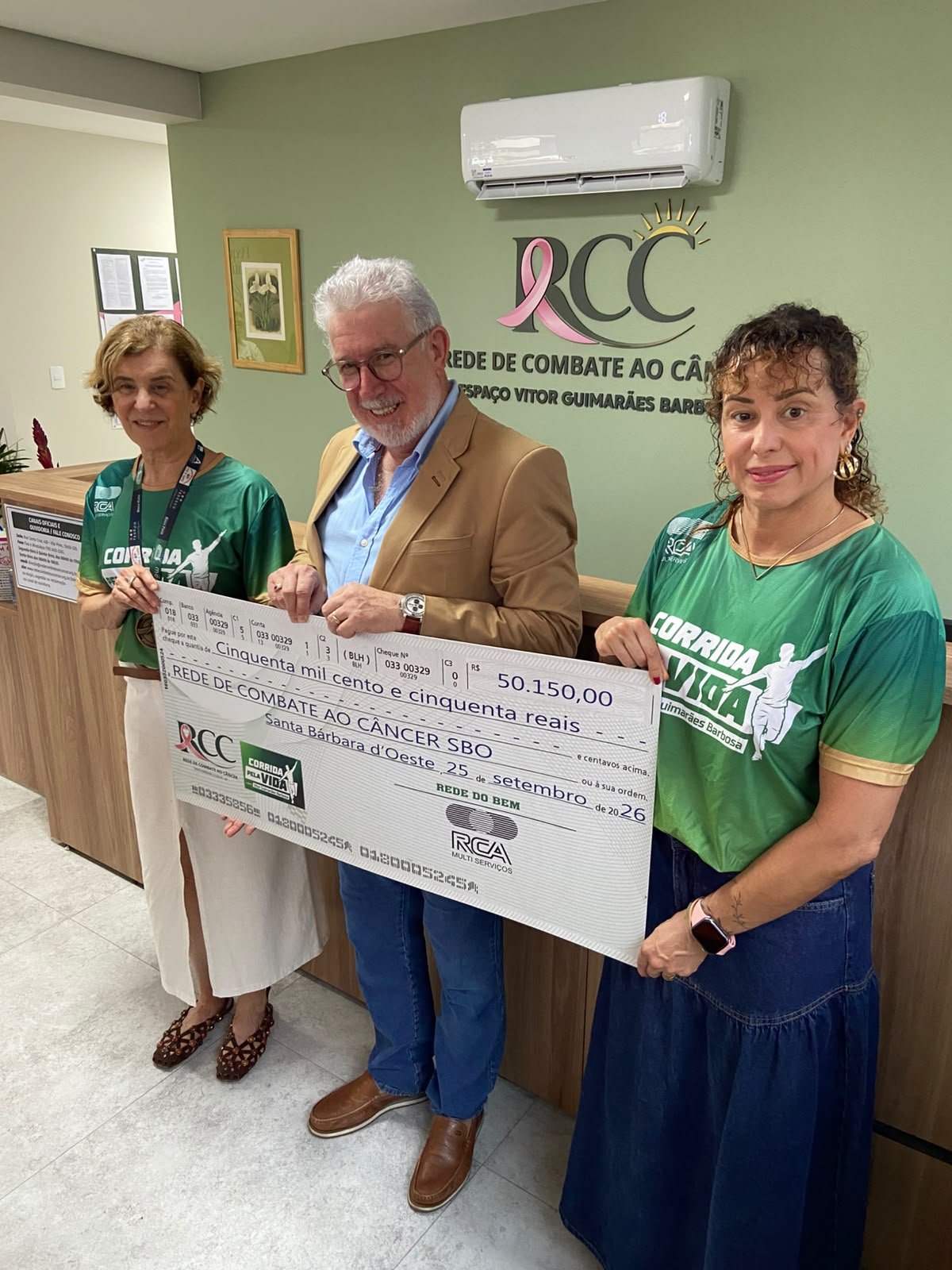 Corrida Pela Vida arrecada R$ 50 mil para a Rede de Combate ao Câncer de Santa Bárbara