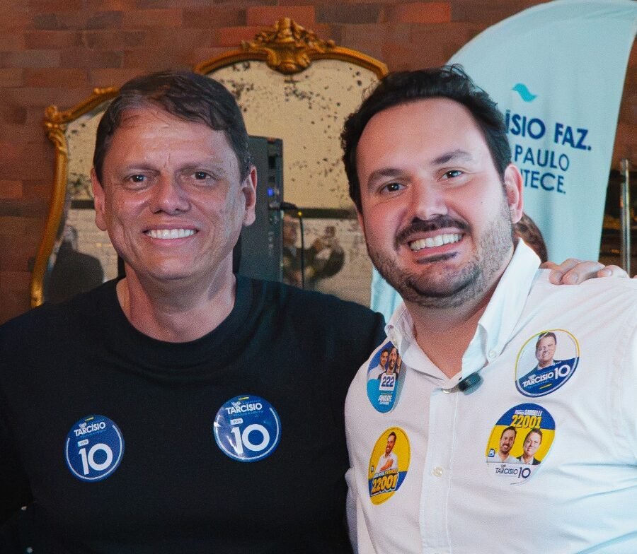Governador Tarcísio declara apoio para Franco Sardelli na região