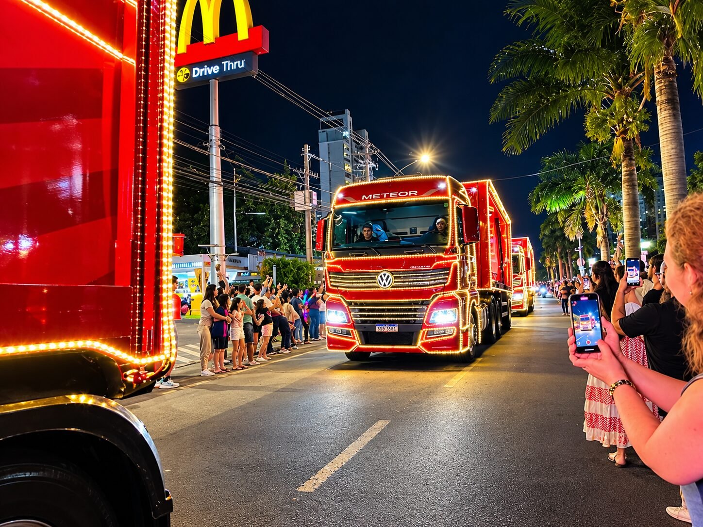 Definido o trajeto da Caravana de Natal da Coca-Cola em Americana